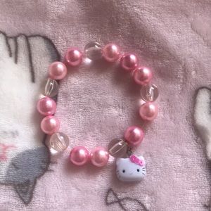 Vintage Hello Kitty Sanrio Charm / Bead Bracelet